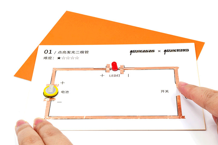 点亮发光二极管