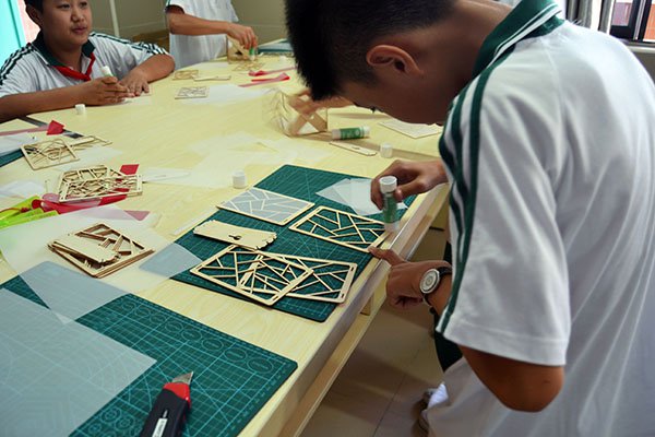 九十七中学创意灯笼DIY工作坊活动剪影